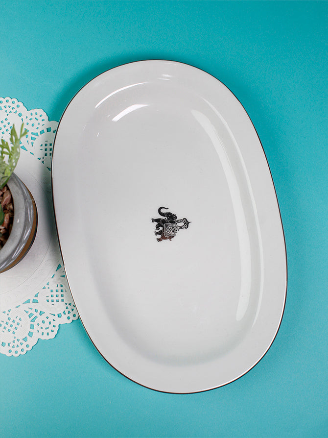 Gaj Series- Oval Platter- single pc(Large) - Vola Global