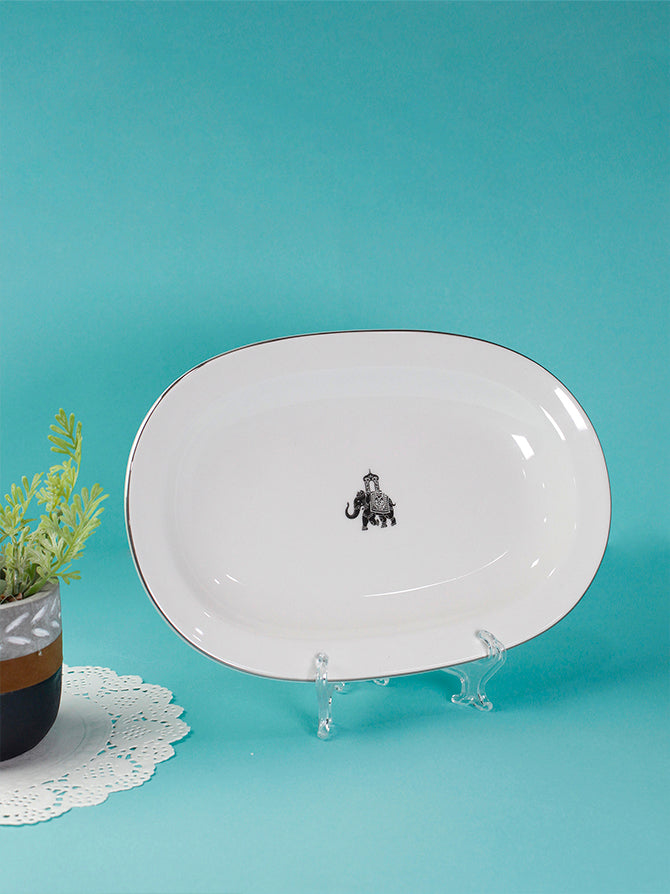 Gaj Series- Oval Platter- single pc(Large) - Vola Global