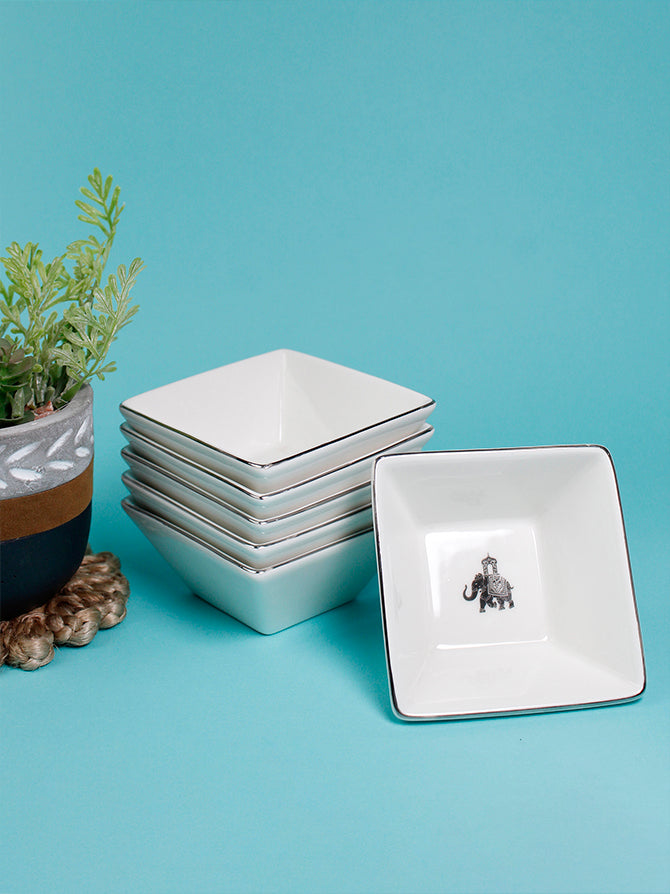 Gaj Exquisite Edge Bowls | Buy Edge Bowl Online In India - Vola Global