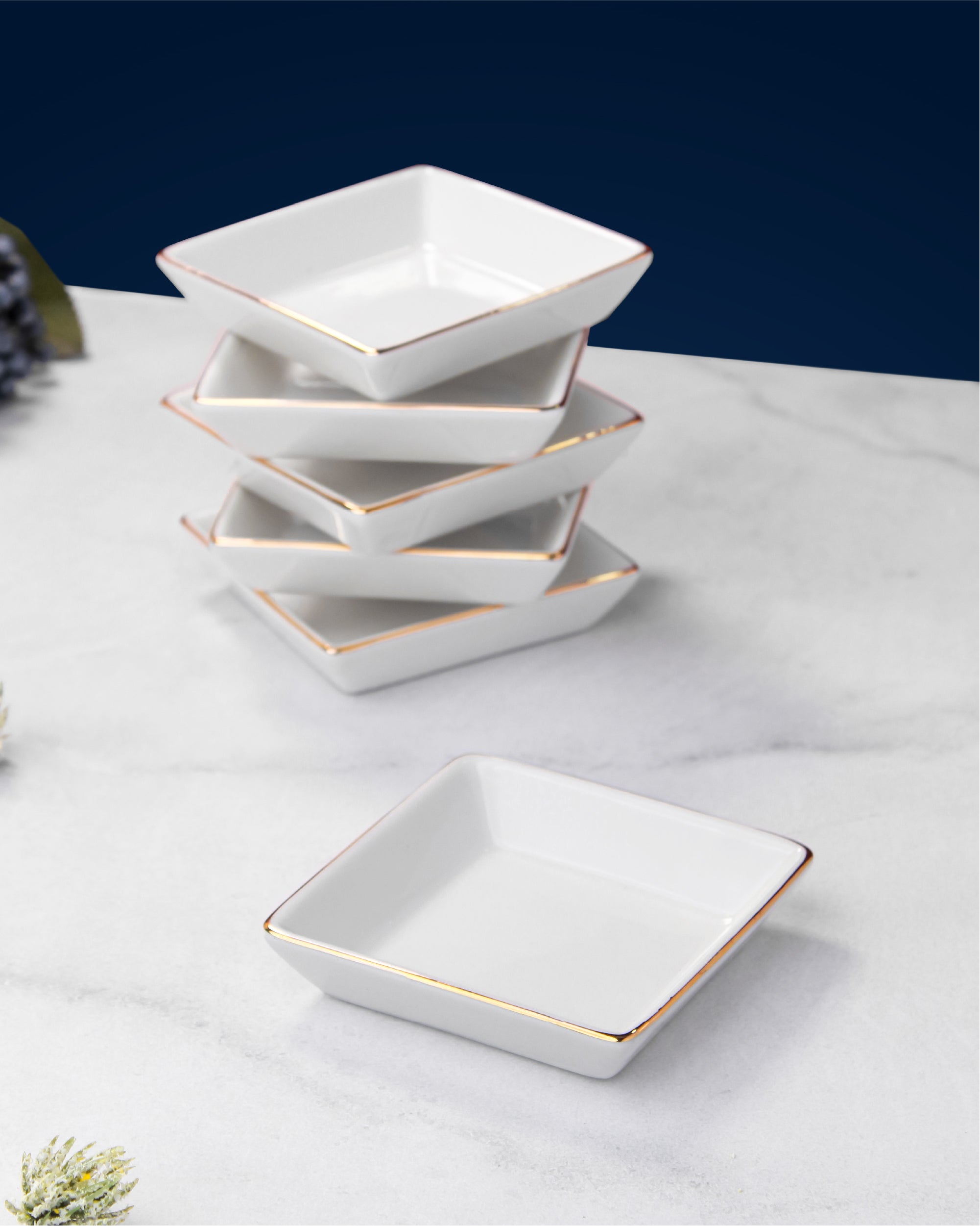 Pristine Square Dish - Set of 6