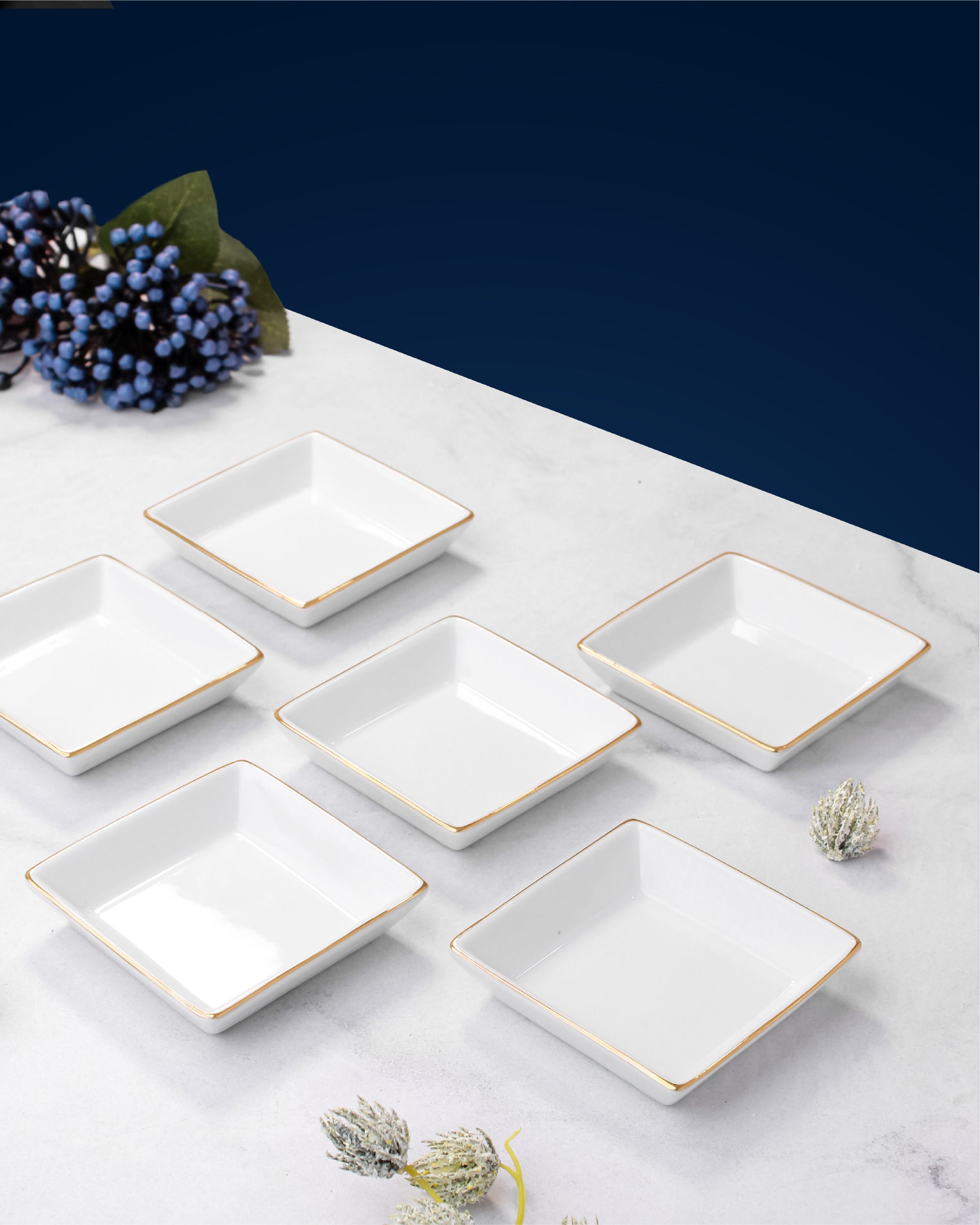 Pristine Square Dish - Set of 6