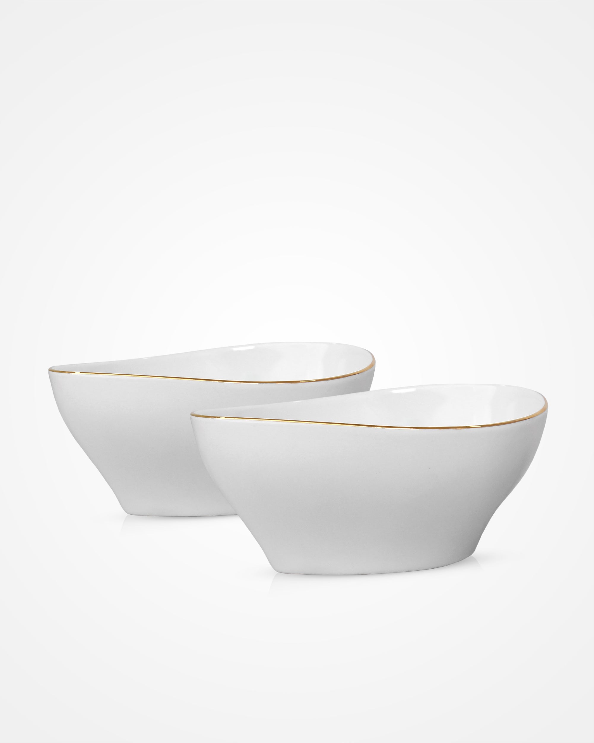 Pristine Triangle Bowl - 14cm - Set of 2