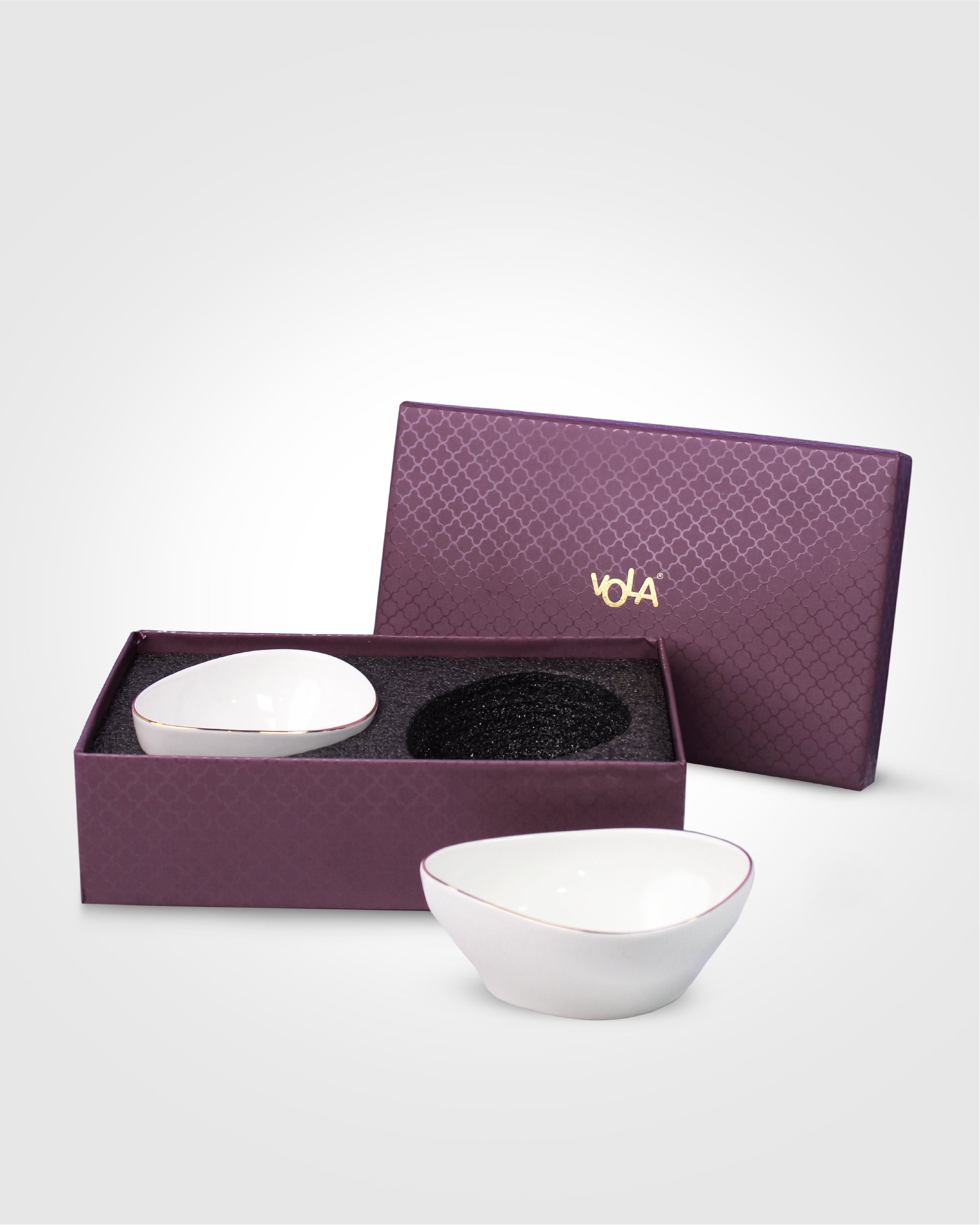 Pristine Triangle Bowl - 14cm - Set of 2