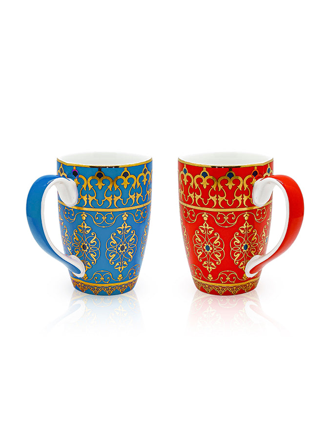 Magnus Mughal Royal Coffee Mug | Elegant Porcelain - Vola Global