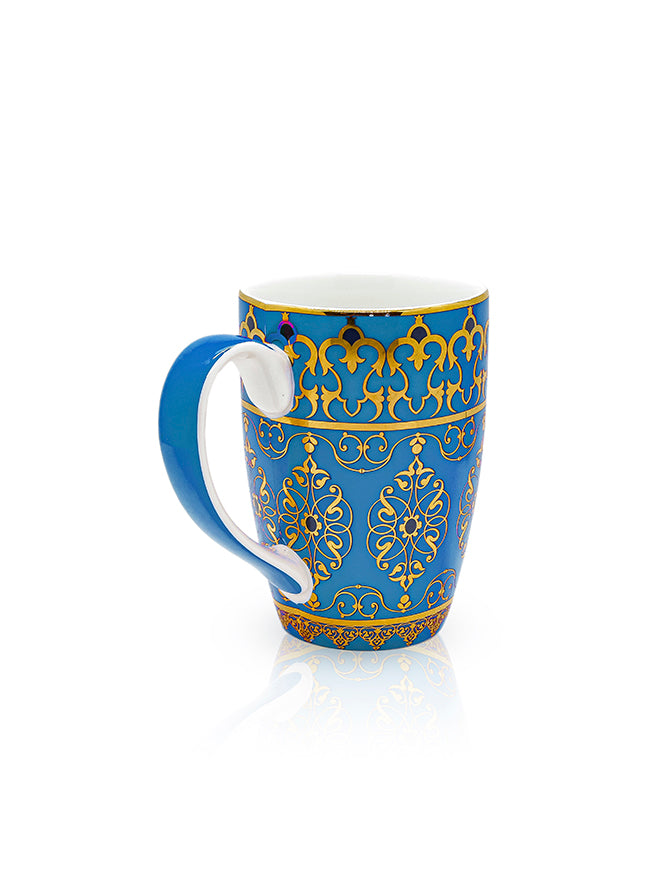 Magnus Mughal Royal Coffee Mug | Elegant Porcelain - Vola Global