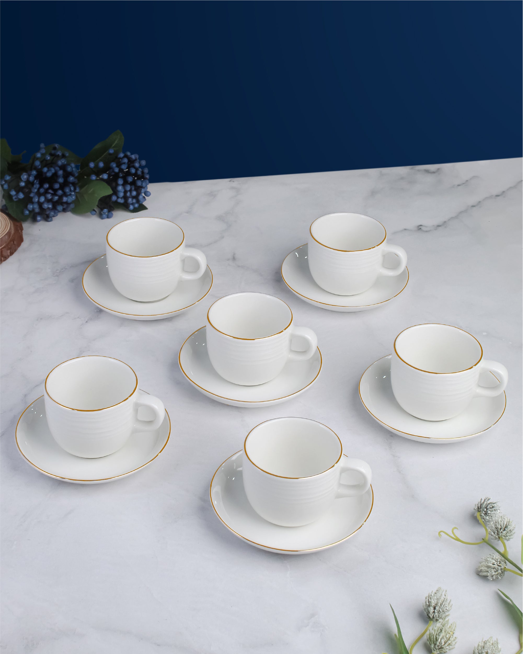 Pristine Cup & Saucer Regal Ivory 20CL Vola Global