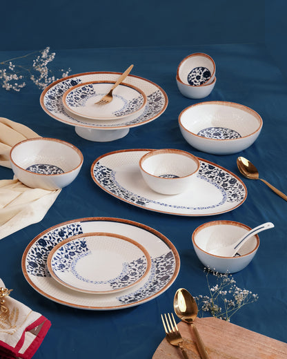 20 Pcs || Pixel Collection Dinnerware - Honeycomb Majesty