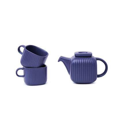 Opaque blue || Bloom Tea Trio: Elevate Your Tea Time