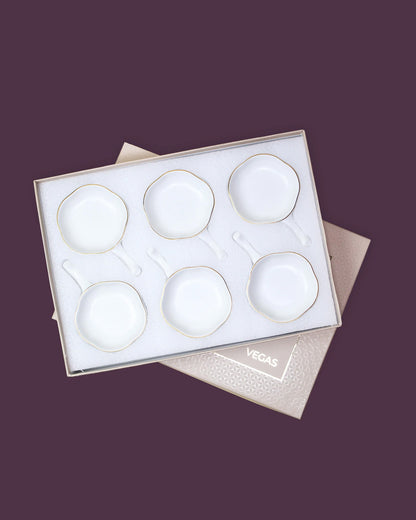 White Color / Big || Bloom Vegas Canape - Elevate Your Event with Exquisite Bites