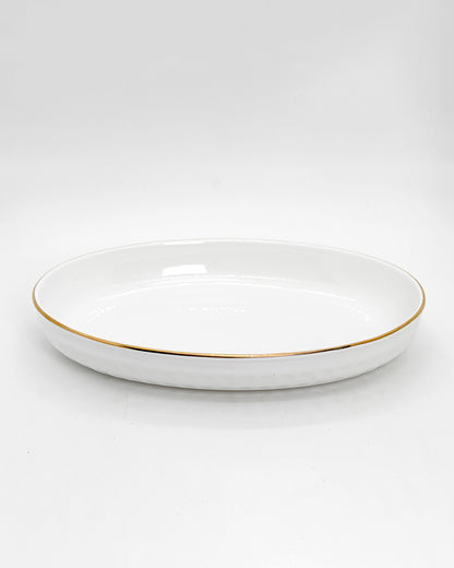 Regalia Series- Snack Set of 3 (1 Serving Platter with 2 Dip Bowls)