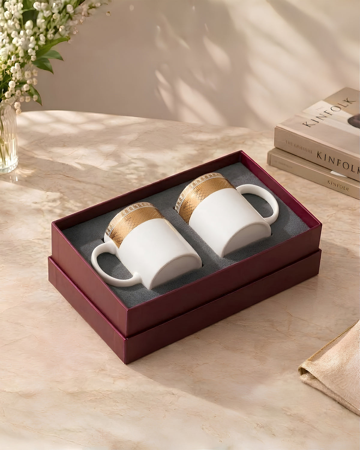 Luxe D’Or Set of 2 Mugs