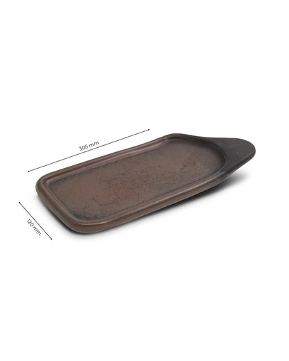 CEDAR BROWN / Large || Elemental Shades Platters - Set of 3