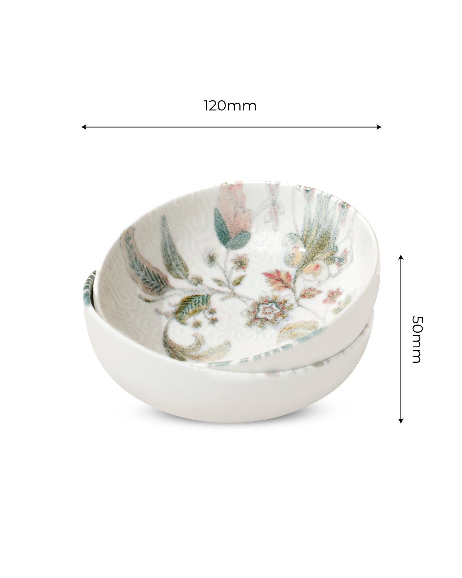 Jacobean / Set of 4 || Pixel Collection Coupe Bowl_12cm