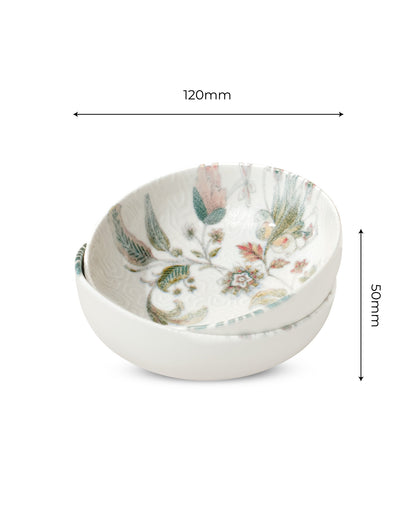 Jacobean / Set of 4 || Pixel Collection Coupe Bowl_12cm