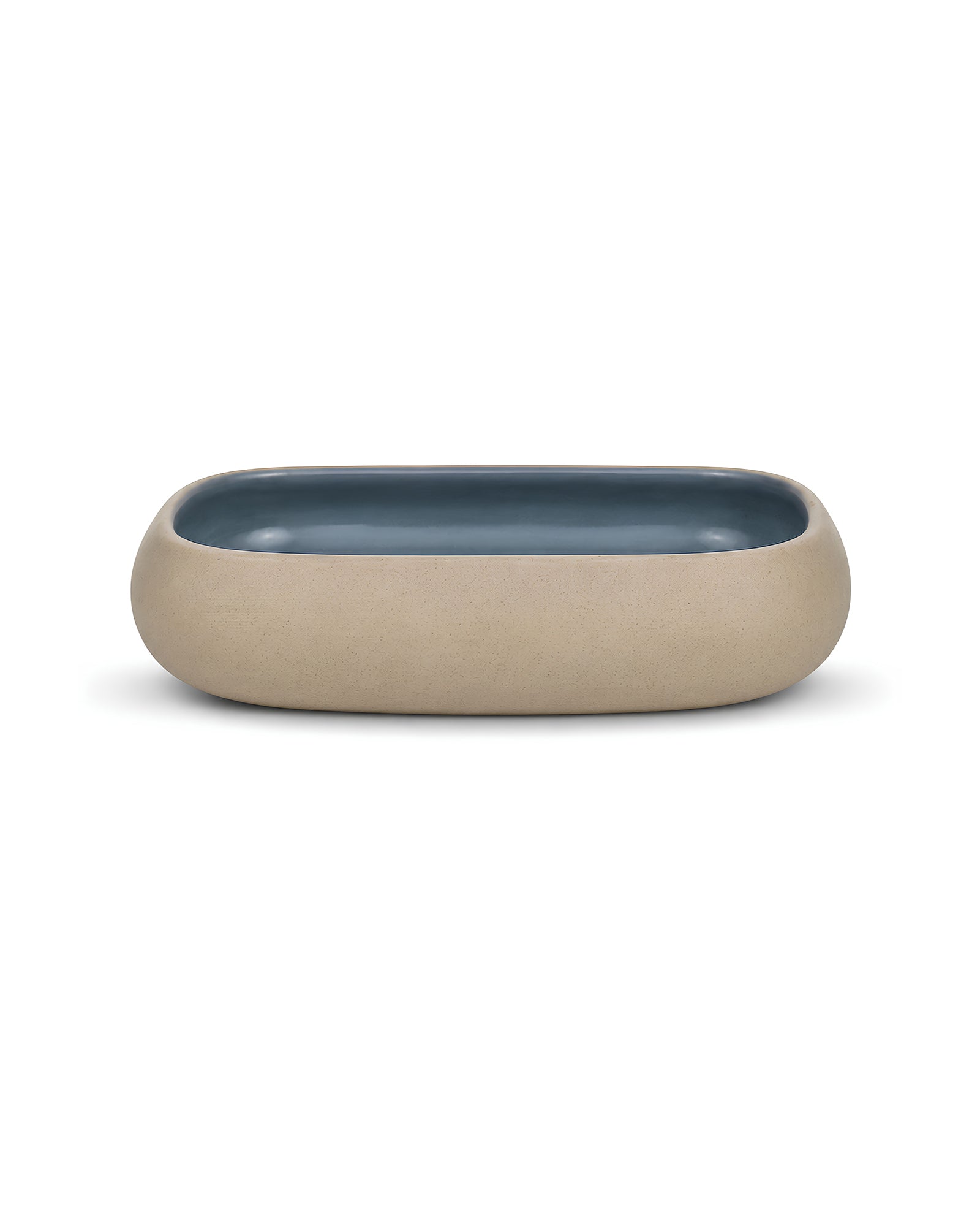 Earthen Soul Recta Set | 3 Rectangle Bowls | Earth Porcelain