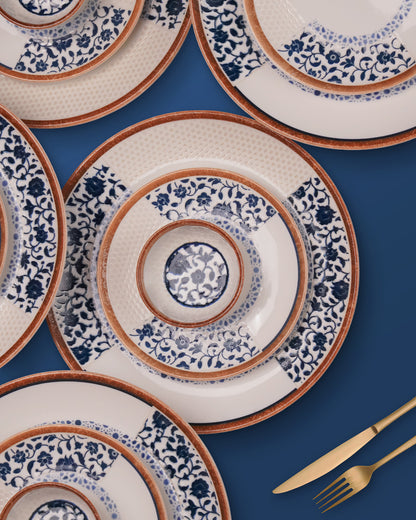 20 Pcs || Pixel Collection Dinnerware - Honeycomb Majesty