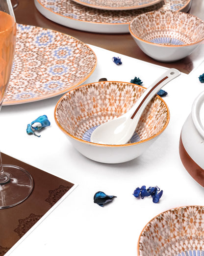 35 Pcs || Pixel Collection Dinnerware - Morocco