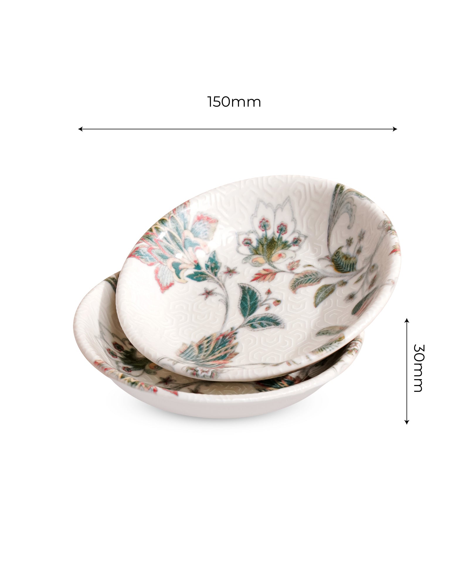 Jacobean / Set of 2 || Pixel Collection Chat Plate_Set of 2