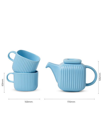 Cerulean matt || Bloom Tea Trio: Elevate Your Tea Time