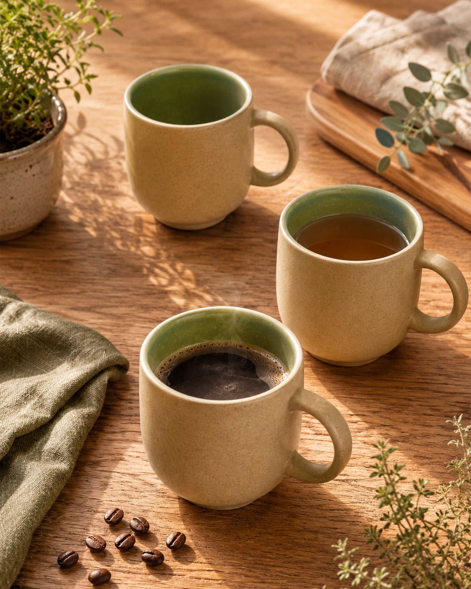 Earthen Soul Mugshot Set | 6 Mugs | Earth Porcelain