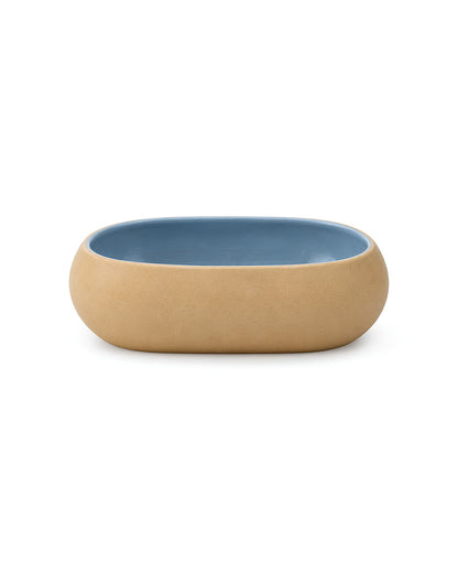 Earthen Soul Oval Set | 3 Oval Bowls | Earth Porcelain
