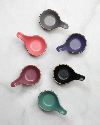 Mix Colors || Bloom Vegas Canape Spoon - Crafted for Culinary Perfection