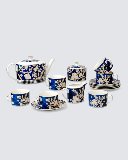 Midnight Fleur 17-Piece Tea Set | LEGACY Collection