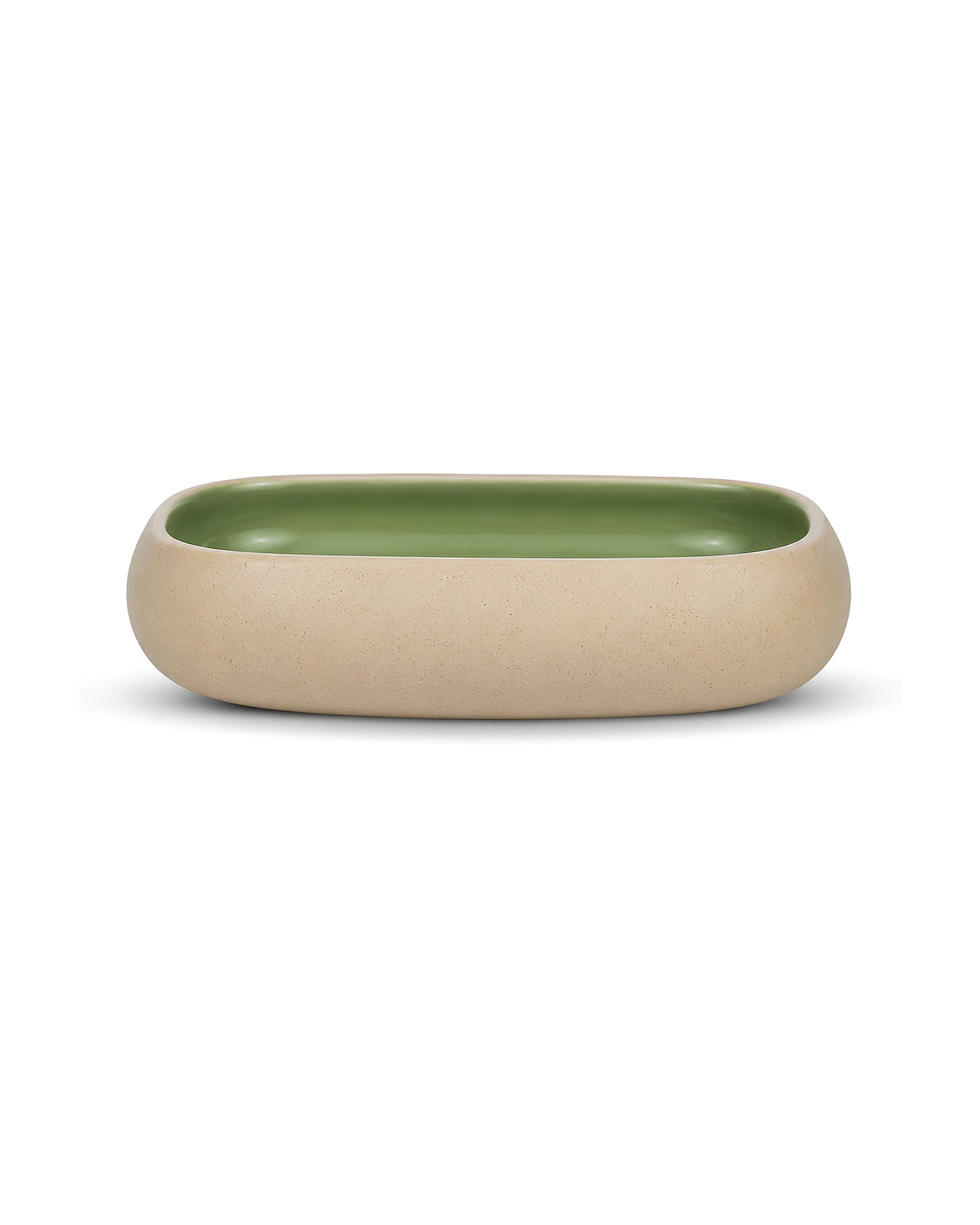Earthen Soul Recta Set | 3 Rectangle Bowls | Earth Porcelain