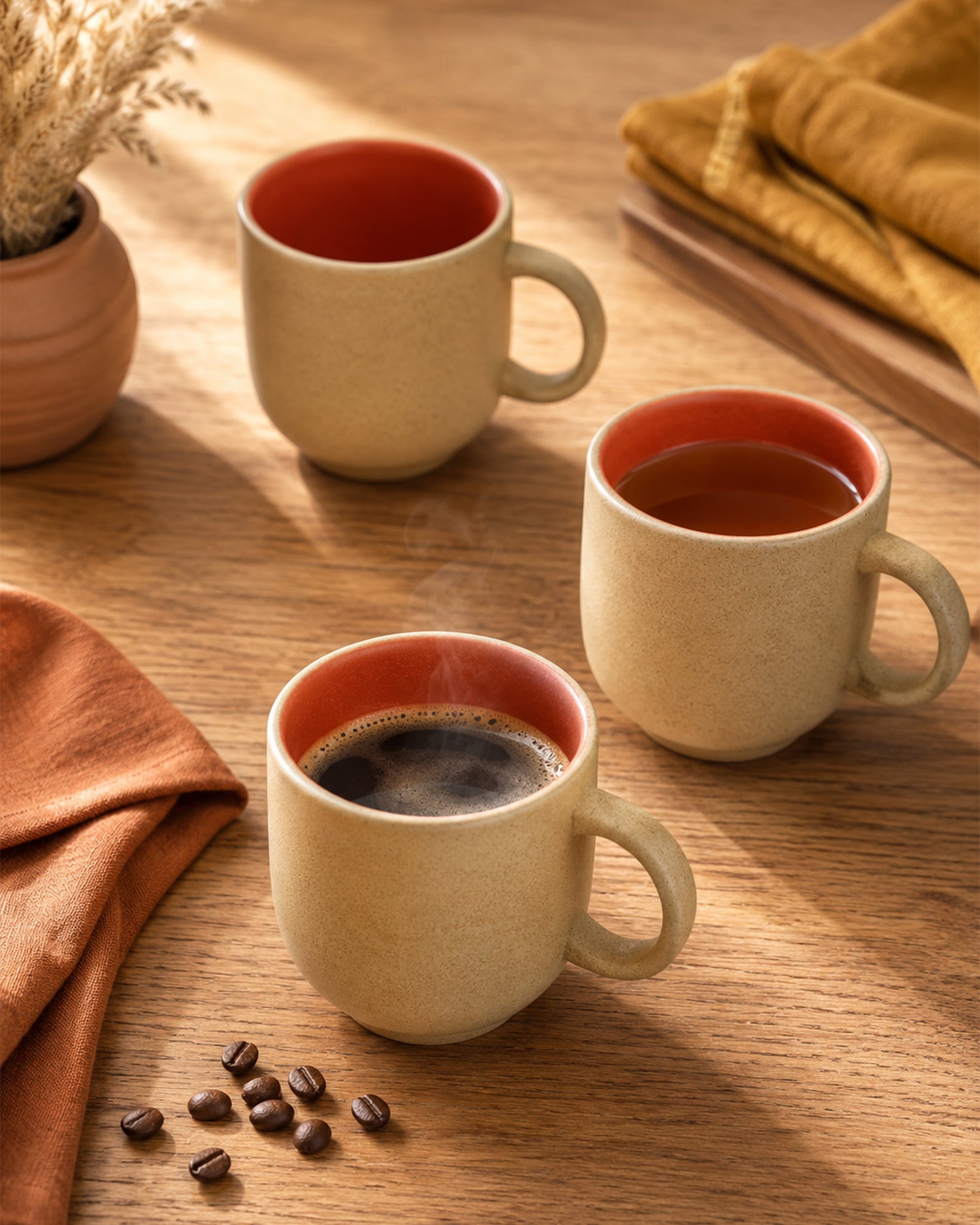 Earthen Soul Mugshot Set | 6 Mugs | Earth Porcelain