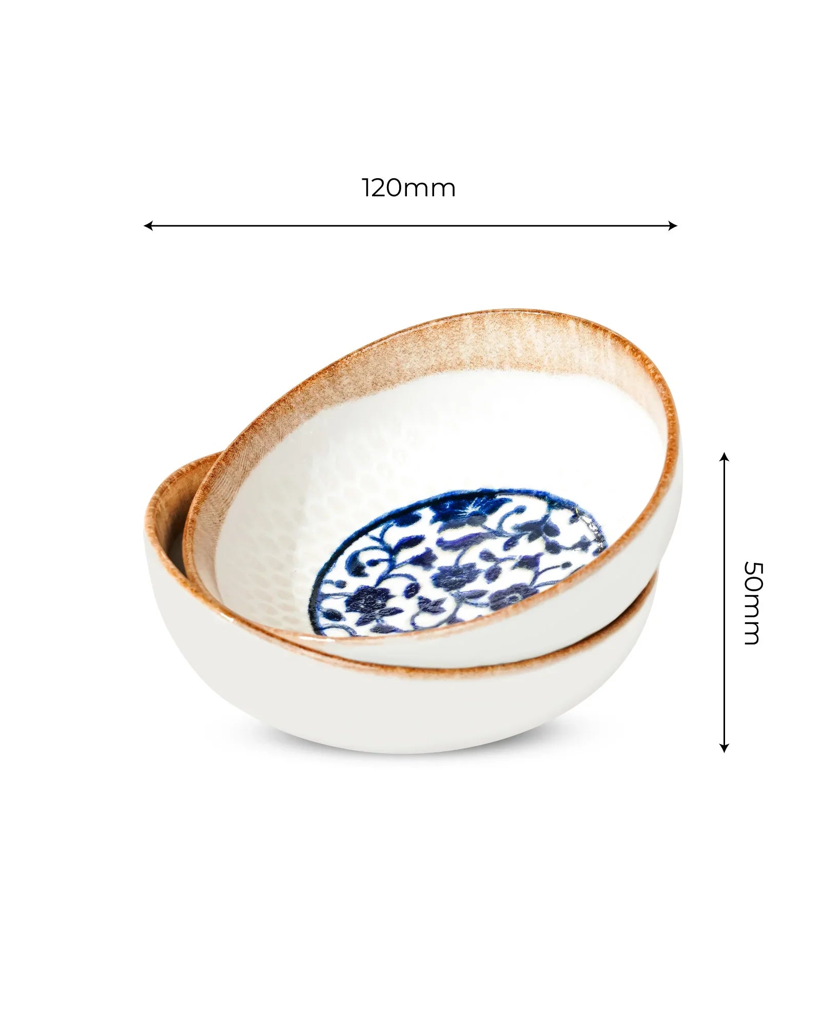 Pixel Round Elevated Fine Porcelain Bowl – 12 cm Designer Snack &amp; Side Bowl Set of 4 - Vola Global