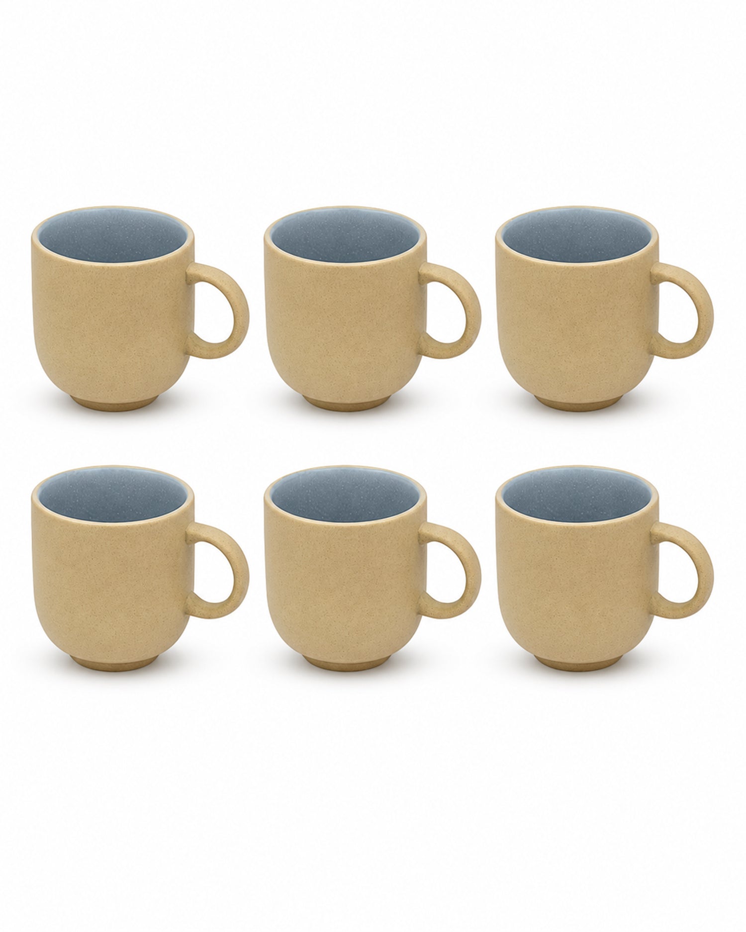 Earthen Soul Mugshot Set | 6 Mugs | Earth Porcelain