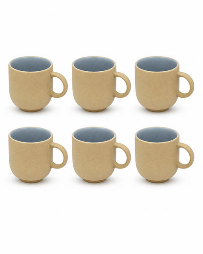 Earthen Soul Mugshot Set | 6 Mugs | Earth Porcelain
