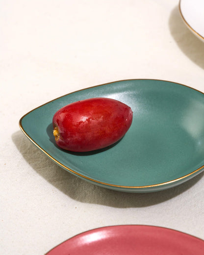 Mix Colors || Bloom Vegas Acute Shaped Dish - Contemporary Elegance for Culinary Creations