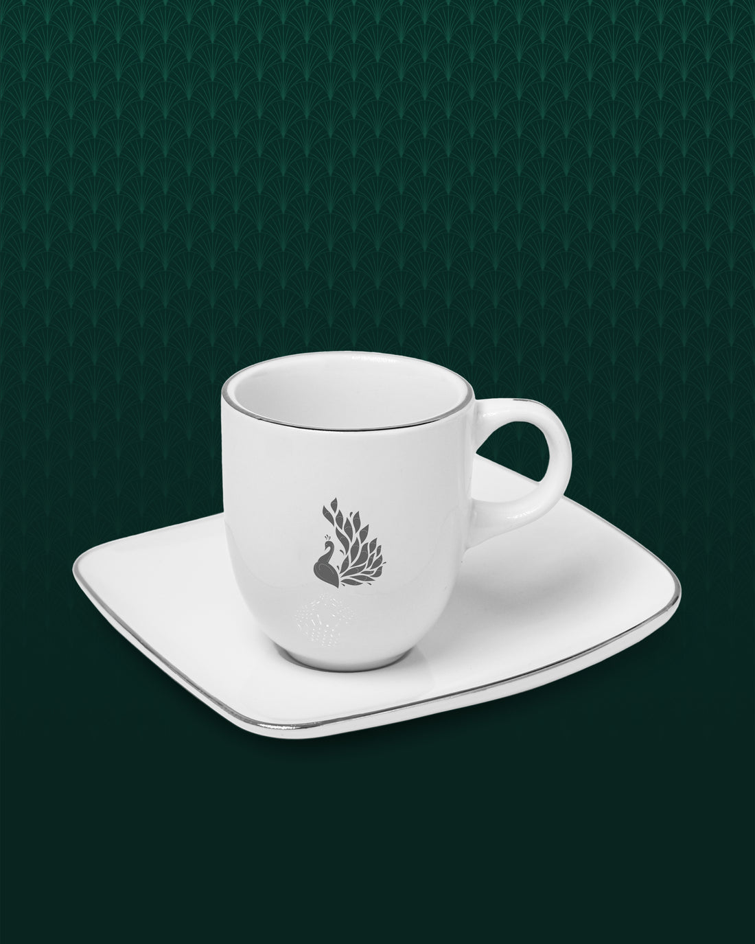 Ḿyur Espresso: Set of 6 Cups &amp; Saucers