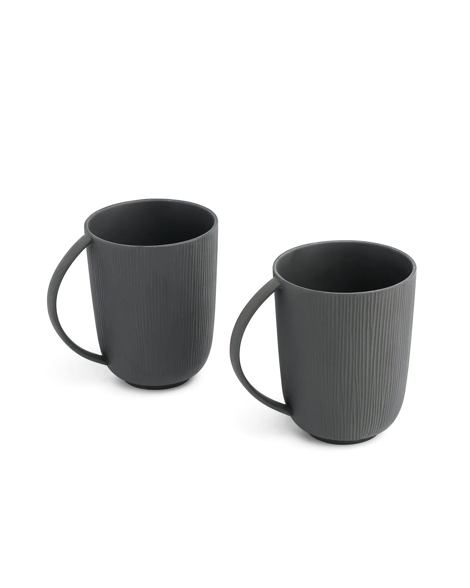 Vogue Series Conical Fine Porcelain Mug Set of 2 – Elegant Mugs for Tea &amp; Coffee - Vola Global