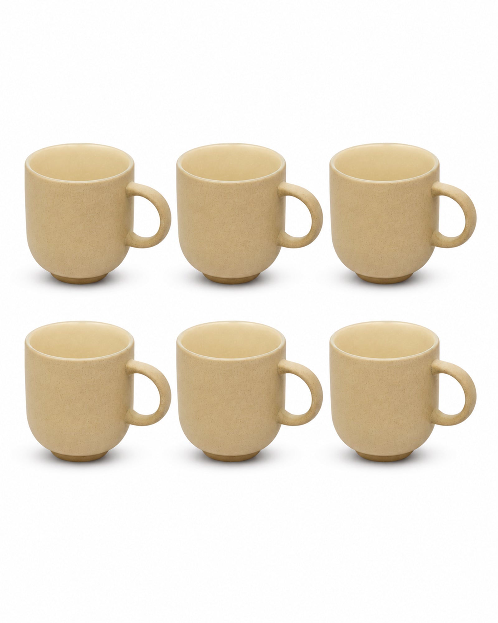 Earthen Soul Mugshot Set | 6 Mugs | Earth Porcelain