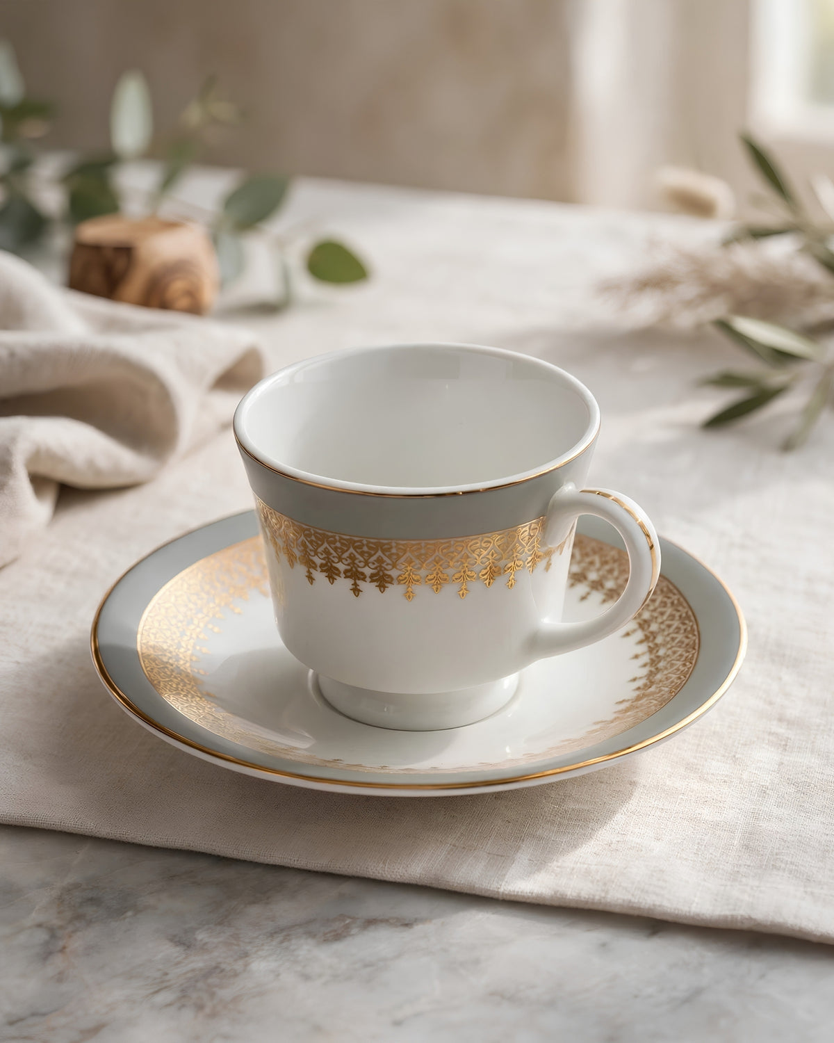 Shalimar Fine Porcelain Cup &amp; Saucer Set