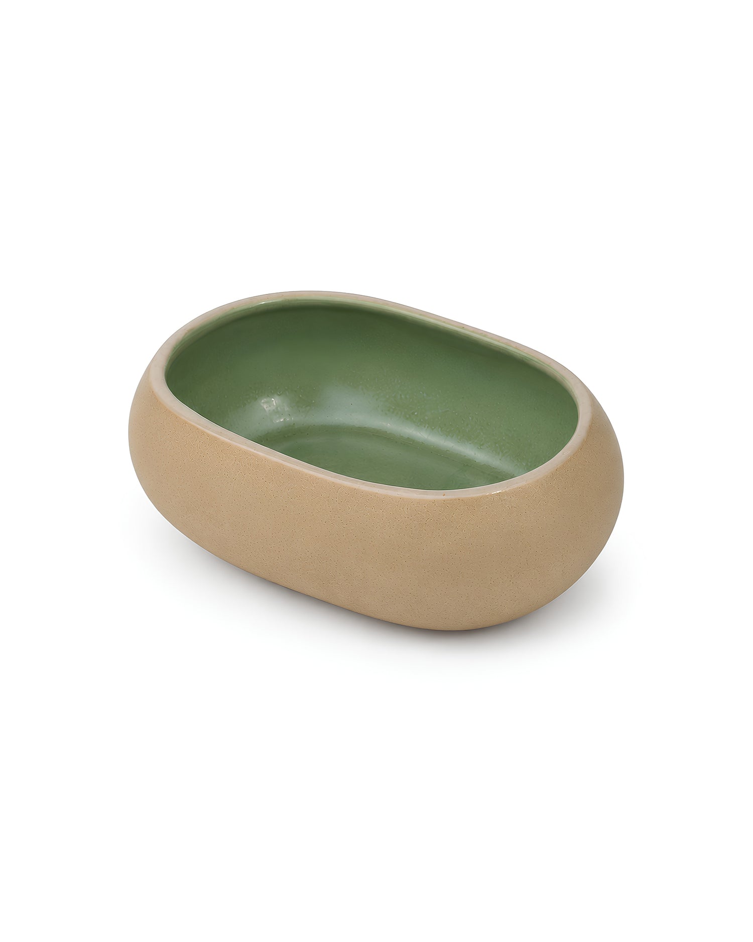 Earthen Soul Oval Set | 3 Oval Bowls | Earth Porcelain