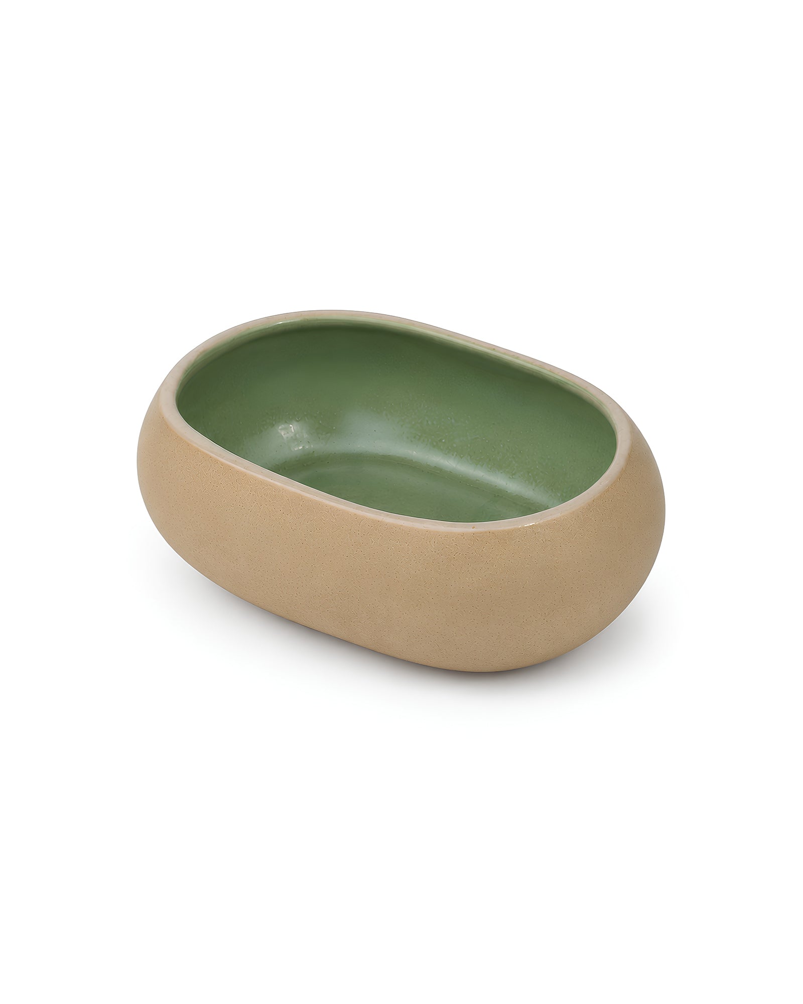 Earthen Soul Oval Porcelain Bowl Set of 3 | Vola Global