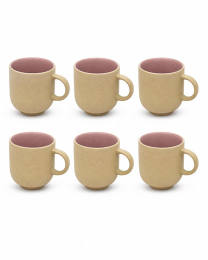 Earthen Soul Mugshot Set | 6 Mugs | Earth Porcelain