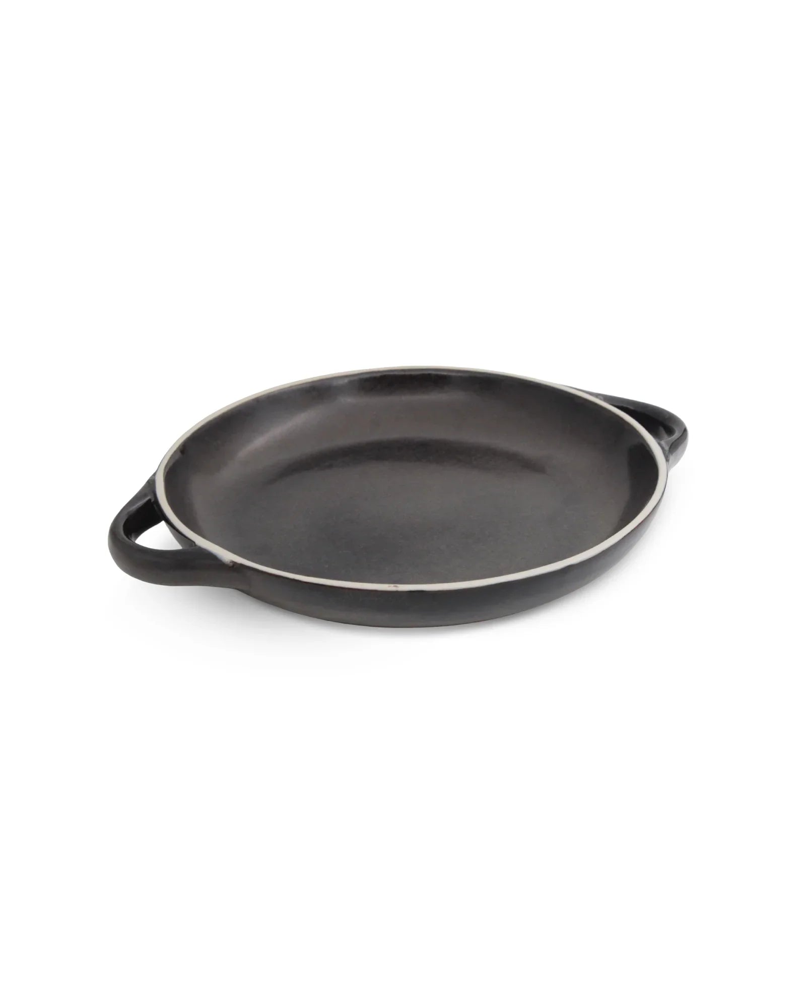 Scoria Pattern Stoneware Dish – Textured Serveware for Snacks &amp; Starters - Vola Global