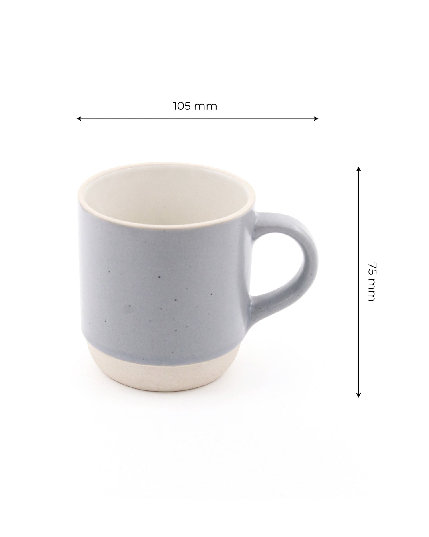ASH GREY / Single pc * 200ml || Elemental Shades Mug