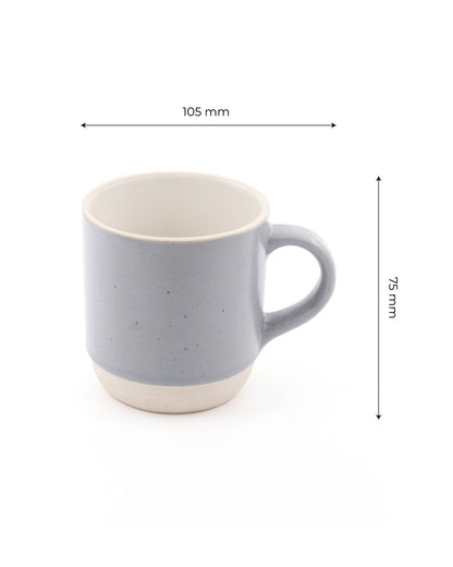 ASH GREY / Single pc * 200ml || Elemental Shades Mug