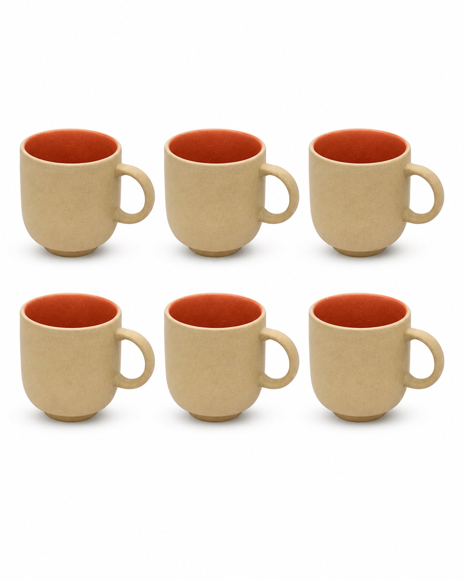 Earthen Soul Mugshot Set | 6 Mugs | Earth Porcelain