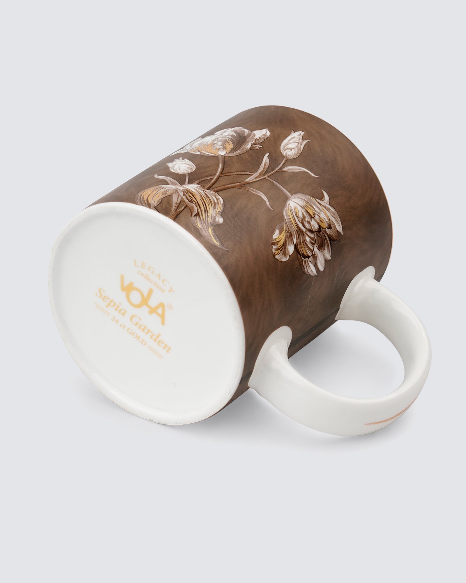 Vola Sepia Garden LEGACY Collection 320ml 24 Carat Gold Mug