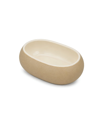 Earthen Soul Oval Set | 3 Oval Bowls | Earth Porcelain