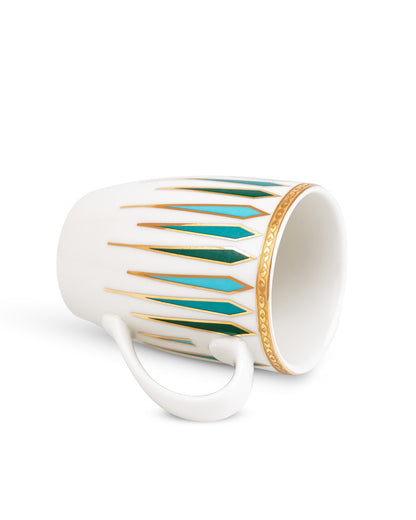 Ocean Breeze || Diamond Dash Mug Set of 2 _ Elevate Every Sip with Timeless Elegance