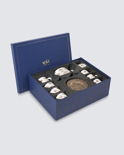 Vola Sepia Garden 17-Piece Limited Edition Tea Set