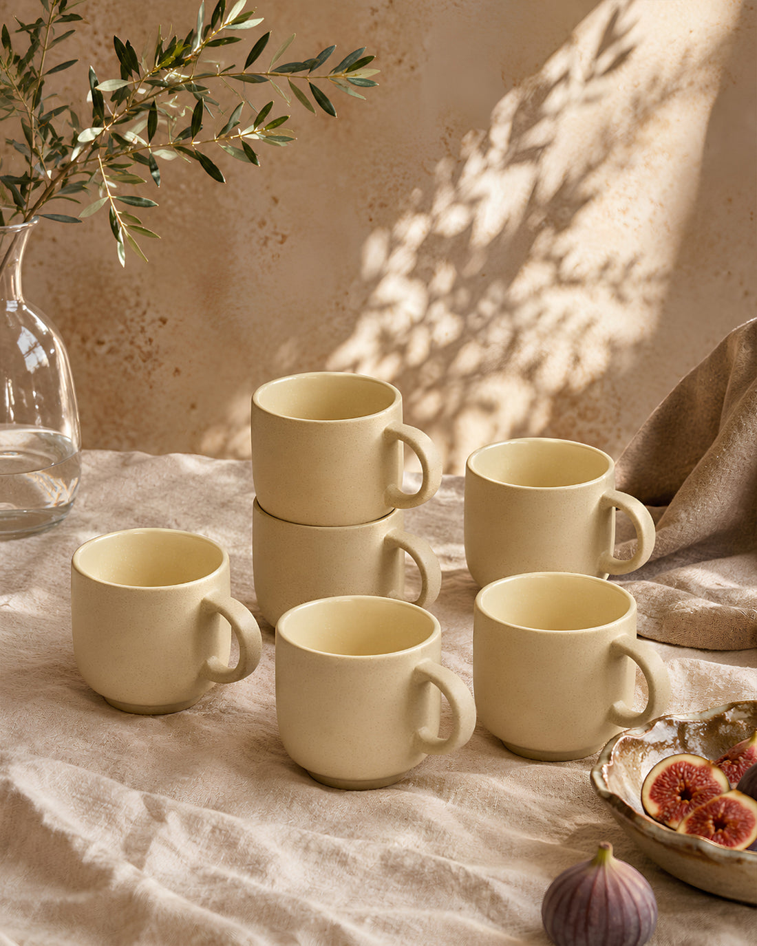 Earthen Soul Mugshot Set | 6 Mugs | Earth Porcelain