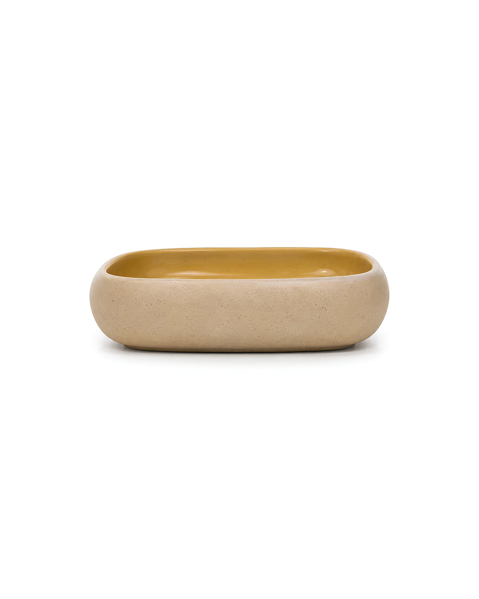 Earthen Soul Recta Set | 3 Rectangle Bowls | Earth Porcelain
